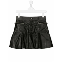 Diesel Kids TEEN faux-leather zip skirt - Preto