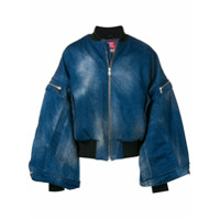 Diesel Red Tag batwing sleeve denim jacket - Azul