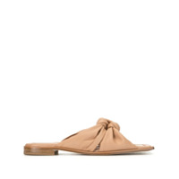 Dion Lee Sandália slip-on com detalhe de nó - Neutro