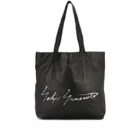 Discord Yohji Yamamoto Bolsa tote com estampa - Preto