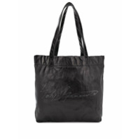 Discord Yohji Yamamoto Bolsa tote com logo - Preto