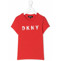 Dkny Kids Camiseta com estampa de logo - Vermelho