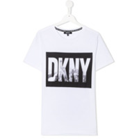 Dkny Kids TEEN NYC crew neck T-shirt - Branco