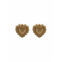 Dolce & Gabbana Abotoaduras com detalhe DG Heart - Dourado