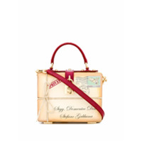 Dolce & Gabbana Bolsa box com estampa Dolce - Neutro