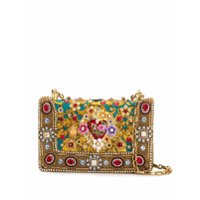 Dolce & Gabbana Bolsa tiracolo com aplicações - Dourado