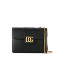 Dolce & Gabbana Bolsa tiracolo com padronagem DG - Preto