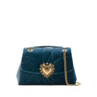 Dolce & Gabbana Bolsa tiracolo Devotion grande - Azul