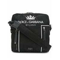 Dolce & Gabbana Bolsa transversal com logo - Preto