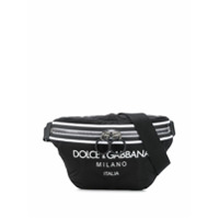 Dolce & Gabbana Bolsa transversal com logo - Preto