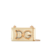 Dolce & Gabbana Bolsa transversal DG Girls - Dourado