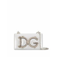 Dolce & Gabbana Bolsa transversal DG Girls - Prateado