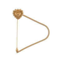Dolce & Gabbana Broche com logo em relevo - Dourado
