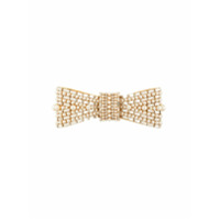 Dolce & Gabbana Broche de laço com aplicações - Dourado