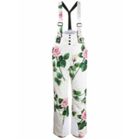 Dolce & Gabbana Calça com estampa Tropical Rose - Branco
