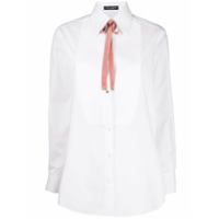 Dolce & Gabbana Camisa com acabamento engomado - Branco