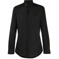 Dolce & Gabbana Camisa com estampa de logo corrida - Preto