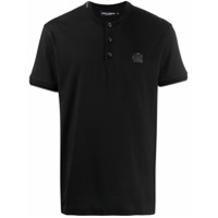 Dolce & Gabbana Camiseta com abotoamento - Preto