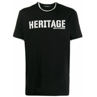 Dolce & Gabbana Camiseta com estampa Heritage - Preto