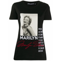 Dolce & Gabbana Camiseta com estampa Marylin Monroe - Preto