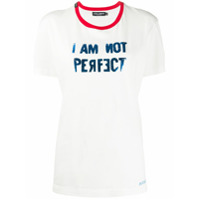 Dolce & Gabbana Camiseta I Am Not Perfect - Branco