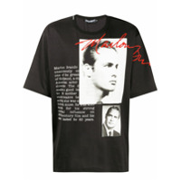 Dolce & Gabbana Camiseta Marlon Brando com estampa - Preto