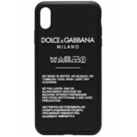 Dolce & Gabbana Capa de iPhone XS Max - Preto