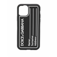 Dolce & Gabbana Capa para iPhone 11 Pro com estampa de logo - Preto