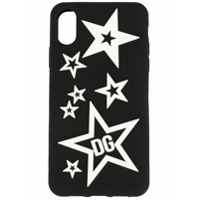 Dolce & Gabbana Capa para iPhone XR com estrela - Preto