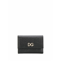 Dolce & Gabbana Carteira continental com aplicação de cristais - Preto