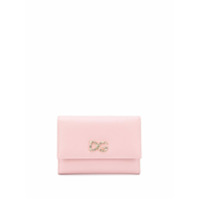 Dolce & Gabbana Carteira continental com aplicação de cristais - Rosa