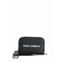 Dolce & Gabbana Carteira W/SPORT STRAP DG com zíper - Preto