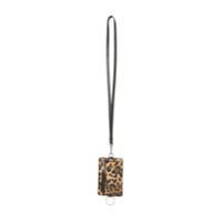 Dolce & Gabbana Chaveiro com estampa de leopardo - Marrom