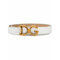 Dolce & Gabbana Cinto com fivela barroca DG - Branco