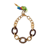 Dolce & Gabbana Colar com pingente de papagaio - Dourado