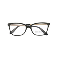 Dolce & Gabbana Eyewear Armação de óculos quadrada - Preto