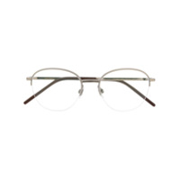 Dolce & Gabbana Eyewear Armação de óculos redonda - Prateado