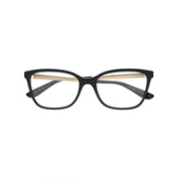 Dolce & Gabbana Eyewear Armação de óculos retangular DG3317 - Preto