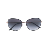 Dolce & Gabbana Eyewear Óculos de sol arredondado - Metálico