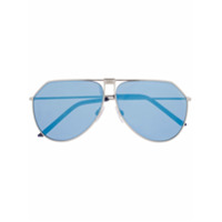 Dolce & Gabbana Eyewear Óculos de sol aviador DG2248 - Metálico