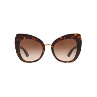 Dolce & Gabbana Eyewear Óculos de sol 'Borboleta' - Marrom