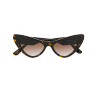 Dolce & Gabbana Eyewear Óculos de sol gatinho DG4368 - Marrom
