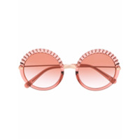 Dolce & Gabbana Eyewear Óculos de sol redondo DG6130 - Rosa