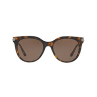 Dolce & Gabbana Eyewear tortoiseshell-effect round sunglasses - Marrom
