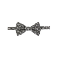 Dolce & Gabbana Gravata borboleta de seda com estampa geométrica - Preto