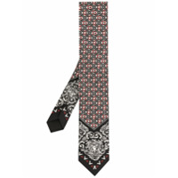 Dolce & Gabbana Gravata de seda com estampa bandana - Vermelho