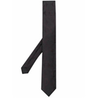 Dolce & Gabbana Gravata de seda com logo DG - Preto