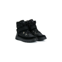 Dolce & Gabbana Kids Ankle boot com logo - Preto