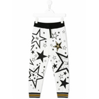 Dolce & Gabbana Kids Calça esportiva com estampa Millennials Star - Branco