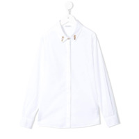 Dolce & Gabbana Kids Camisa com aplicação de cristais - Branco